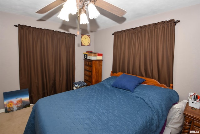 306 William St, East Peoria, IL 61611 - carpeted bedroom featuring ceiling fan