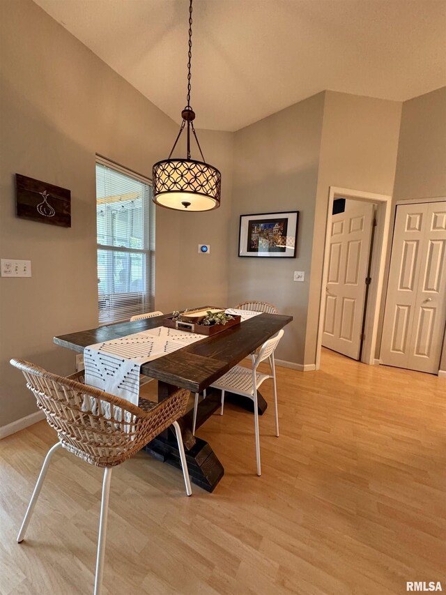 1041 Hawthorn Rdg, Macomb, IL 61455 - dining space with baseboards and light wood-type flooring