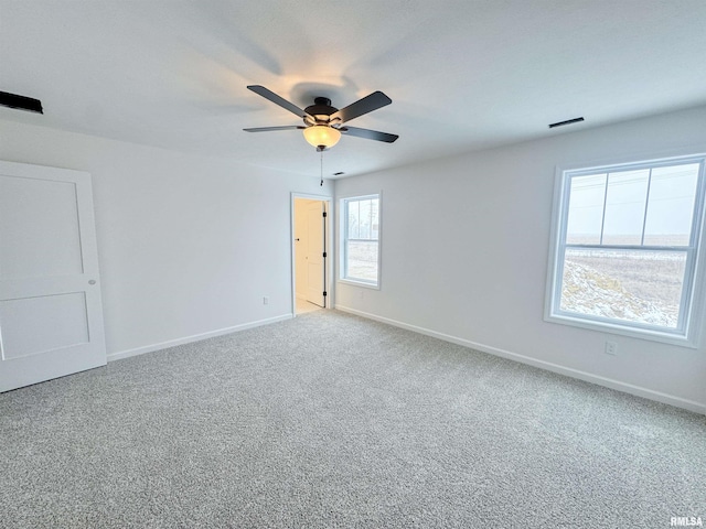 4014 W Fiona Way, Dunlap, IL 61525 - unfurnished room with ceiling fan and carpet floors