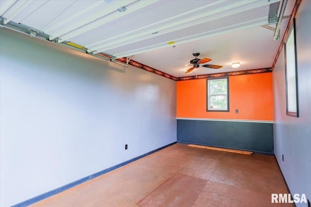 303 W 3rd Ave, Deer Creek, IL 61733 - empty room with a ceiling fan and baseboards