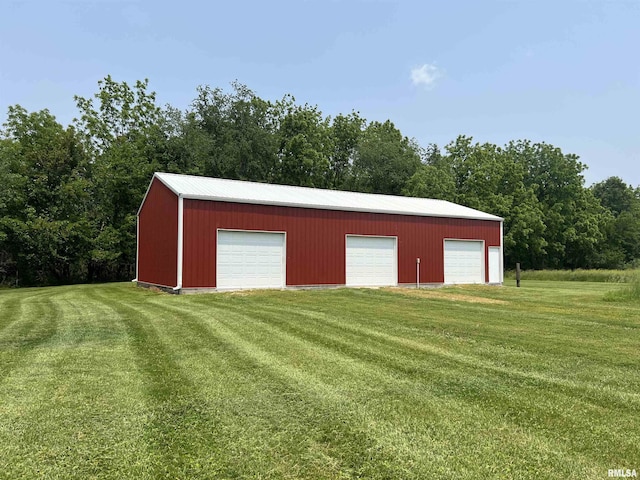 9955 E 750th St, Colchester, IL 62326 - view of detached garage