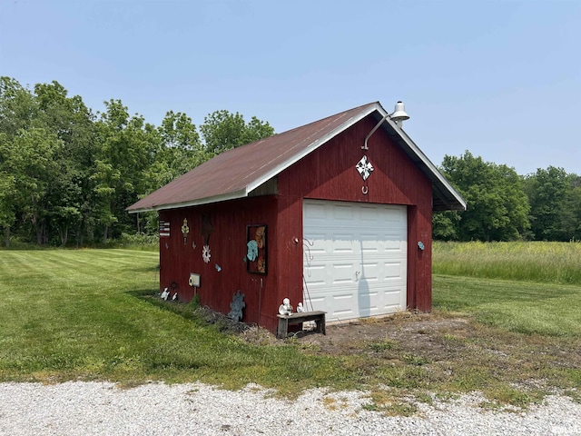 9955 E 750th St, Colchester, IL 62326 - view of detached garage