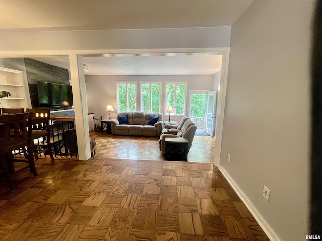 283 Old Germantown Rd, East Peoria, IL 61611 - living room featuring baseboards