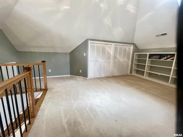 283 Old Germantown Rd, East Peoria, IL 61611 - bonus room featuring lofted ceiling, carpet, and baseboards