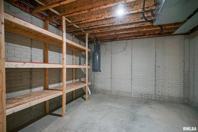 521 S French Dr, Dunlap, IL 61525 - unfinished below grade area with electric panel