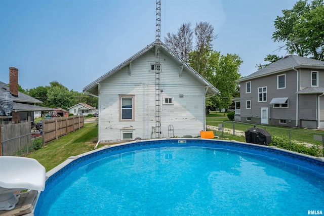 602 W Adams St, Abingdon, IL 61410 - view of pool featuring grilling area
