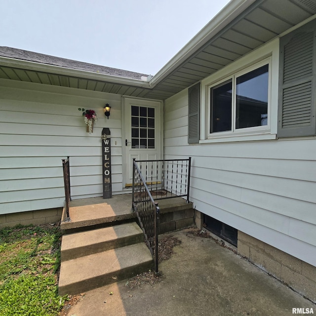 4928 W Farmington Rd, Peoria, IL 61604 - property entrance featuring a shingled roof