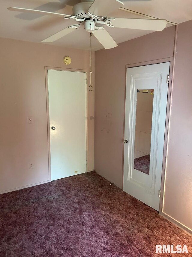 1407 Lincoln St, Pekin, IL 61554 - carpeted spare room with ceiling fan and a smoke detector