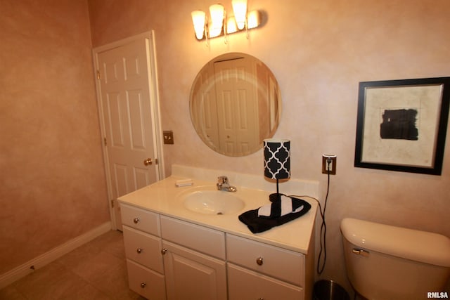 1964 Chestnut Ln, Washington, IL 61571 - bathroom with vanity and tile patterned floors