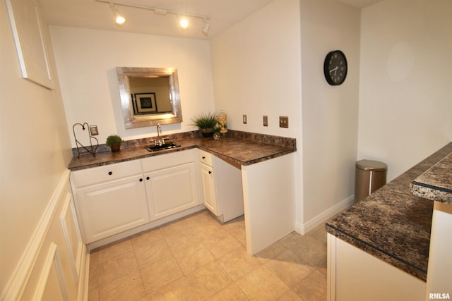 1964 Chestnut Ln, Washington, IL 61571 - bar area with a sink and light tile patterned floors