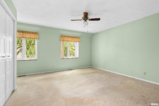 1461 Valle Vista Blvd Unit 30, Pekin, IL 61554 - carpeted spare room with ceiling fan, healthy amount of natural light, and baseboards