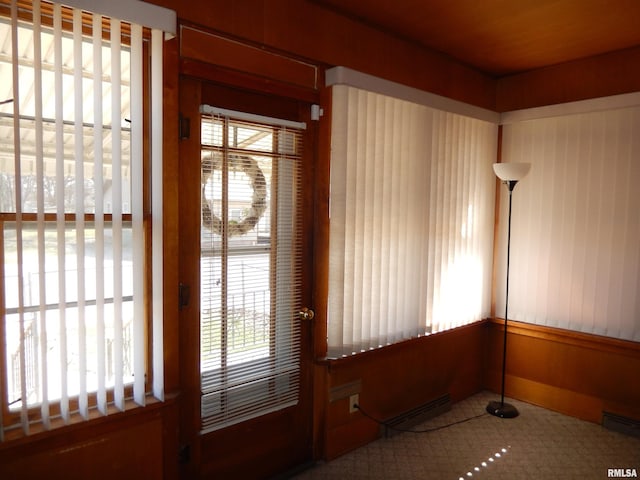 120 W Adams St, Macomb, IL 61455 - doorway with baseboard heating