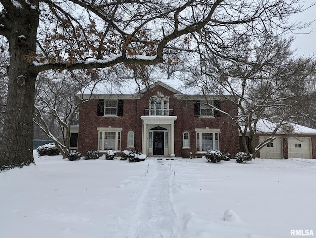 360 N Normal St, Macomb, IL 61455 - view of front of property with brick siding and a garage
