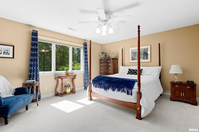 11518 N Nettle Creek Dr, Dunlap, IL 61525 - carpeted bedroom with baseboards and a ceiling fan