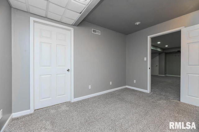 2331 W Molly Ln, Dunlap, IL 61525 - unfurnished bedroom featuring carpet flooring, baseboards, a spacious closet, and a closet