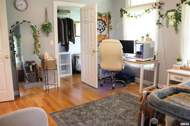 1112 W Cedar Hills Dr, Dunlap, IL 61525 - office area with wood finished floors