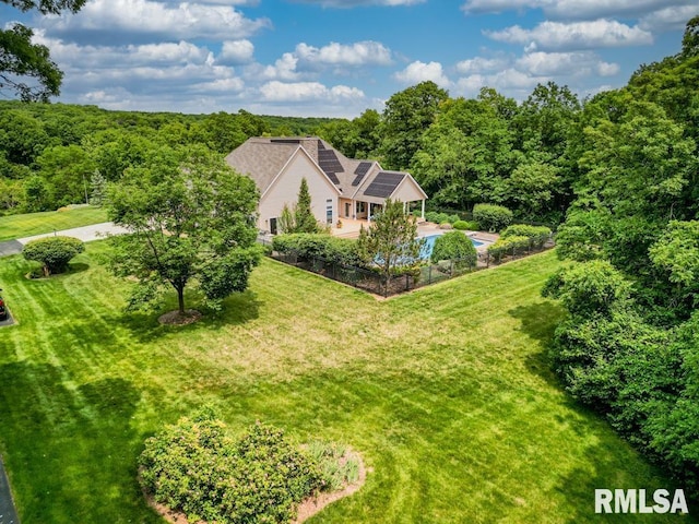 1112 W Cedar Hills Dr, Dunlap, IL 61525 - view of subject property with a forest