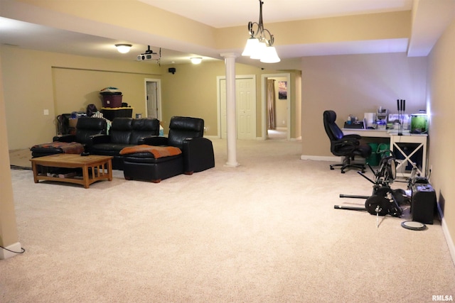 1112 W Cedar Hills Dr, Dunlap, IL 61525 - home office with carpet