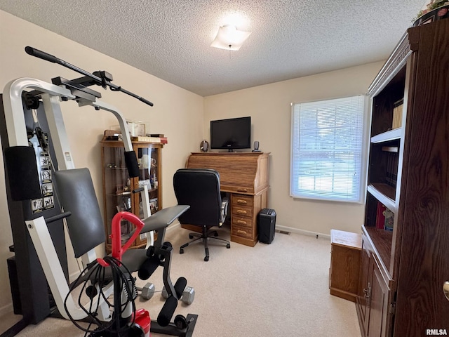 1612 Joyce Ln, Macomb, IL 61455 - office space featuring a textured ceiling and light carpet