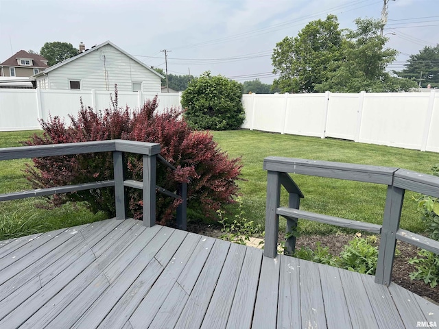 1302 Maple Ave, Macomb, IL 61455 - view of wooden deck