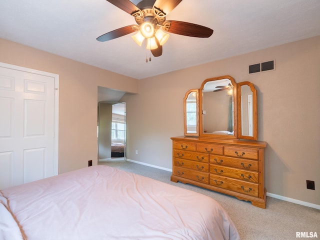 2010 E Paris Ave, Peoria, IL 61614 - bedroom featuring carpet flooring and a ceiling fan