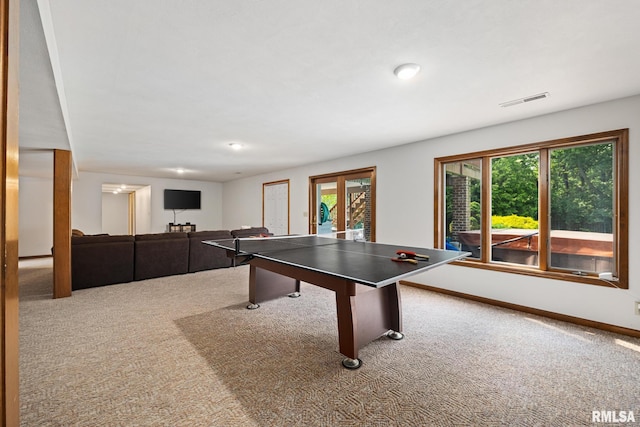 905 Highland Ct, Germantown Hills, IL 61548 - game room with carpet flooring and baseboards