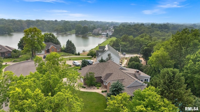 905 Highland Ct, Germantown Hills, IL 61548 - view from above of property featuring a nearby body of water