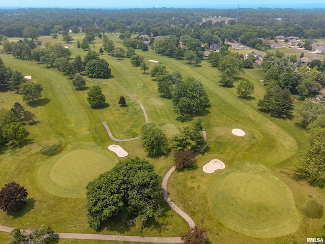 22 Cypress Pt, Pekin, IL 61554 - drone / aerial view of a golf course