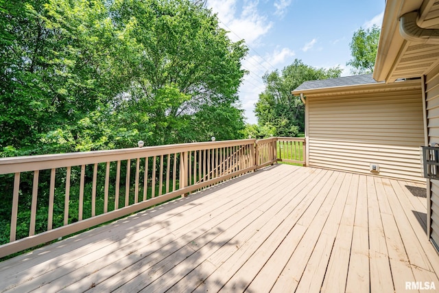 4627 S Queen Aleta Ct, Mapleton, IL 61547 - view of wooden terrace