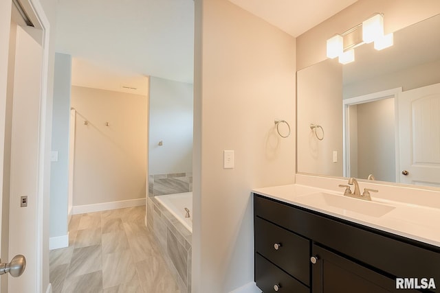 308 Pocono Ave, Morton, IL 61550 - full bath featuring vanity and a garden tub