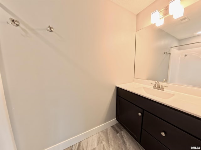 308 Pocono Ave, Morton, IL 61550 - bathroom featuring vanity and a shower