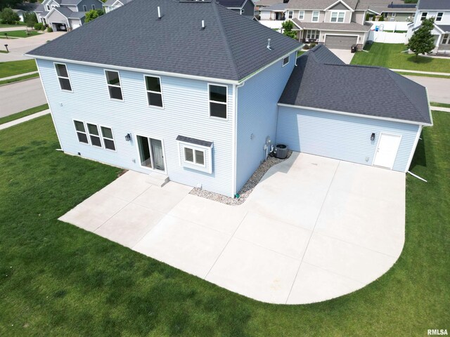 308 Pocono Ave, Morton, IL 61550 - rear view of property featuring a patio area and a yard