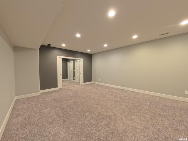 308 Pocono Ave, Morton, IL 61550 - empty room featuring recessed lighting and light colored carpet