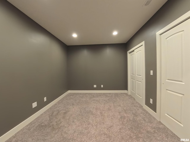 308 Pocono Ave, Morton, IL 61550 - spare room featuring carpet and recessed lighting