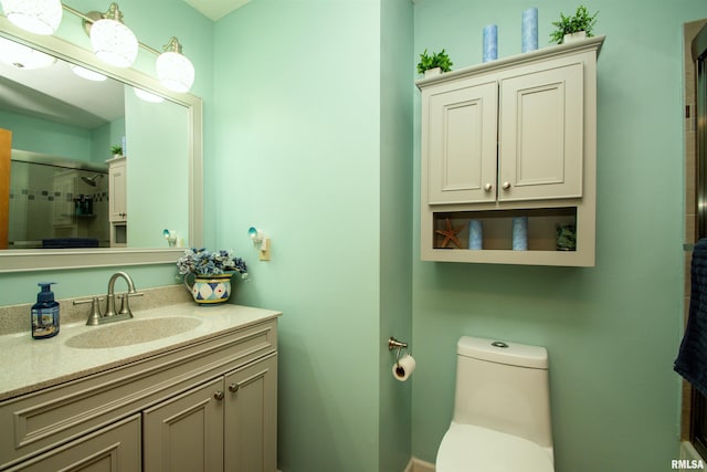 7019 Oak Run Dr, Dahinda, IL 61428 - bathroom with vanity and a shower
