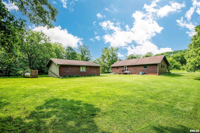 7019 Oak Run Dr, Dahinda, IL 61428 - view of green lawn