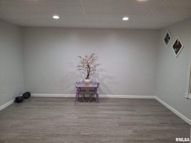 2604 W Kansas St, Peoria, IL 61604 - washroom featuring wood finished floors and recessed lighting