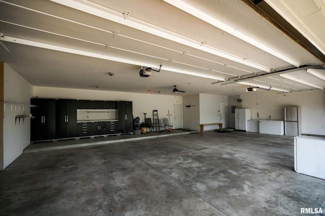 241 Birch Pl, Kewanee, IL 61443 - garage with a garage door opener