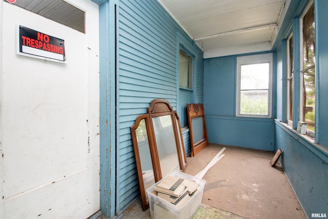 7113 S Depot St, Bartonville, IL 61607 - view of unfurnished sunroom