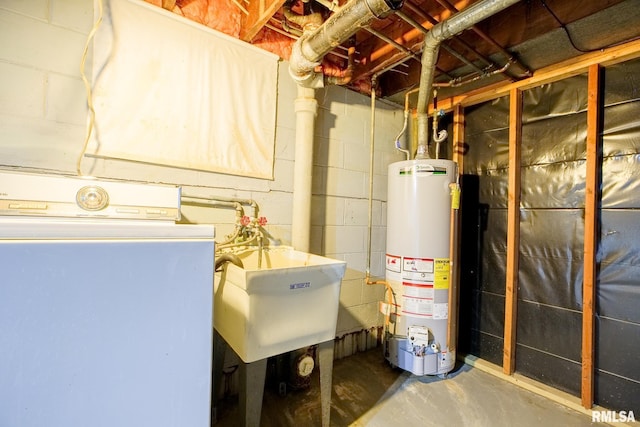 1030 E Euclid Ave, Peoria Heights, IL 61616 - utilities with washer / clothes dryer and water heater
