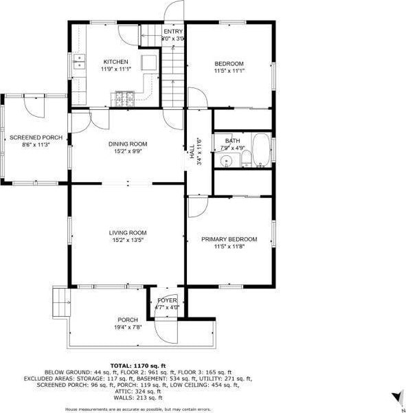 1030 E Euclid Ave, Peoria Heights, IL 61616 - view of property floor plan