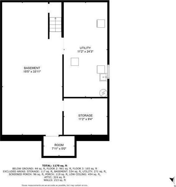 1030 E Euclid Ave, Peoria Heights, IL 61616 - view of floor plan / room layout