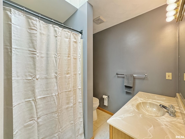 125 Prairieview Dr, East Peoria, IL 61611 - bathroom with tile patterned floors and vanity