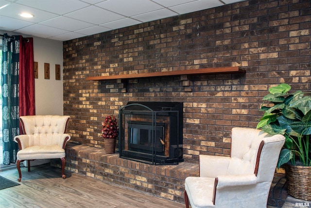 324 Pinecrest Dr, Germantown Hills, IL 61548 - living room with wood finished floors and a fireplace
