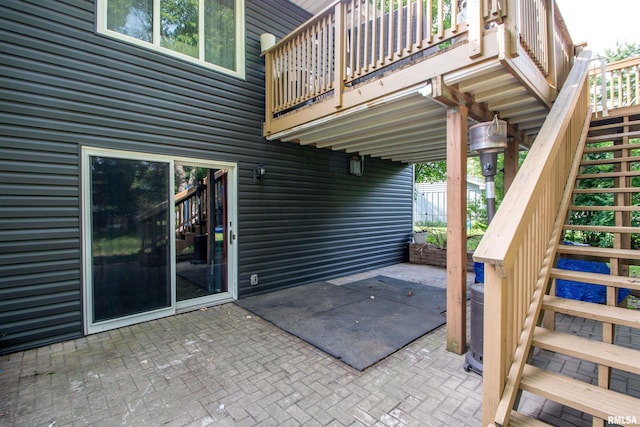 324 Pinecrest Dr, Germantown Hills, IL 61548 - patio / terrace with stairway and a patio
