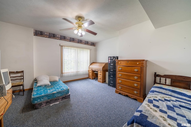 21501 N Berchtold Rd, Chillicothe, IL 61523 - carpeted bedroom featuring ceiling fan