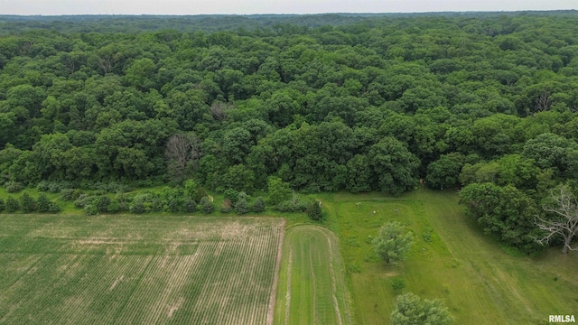 21501 N Berchtold Rd, Chillicothe, IL 61523 - aerial overview of property's location with rural landscape and a heavily wooded area