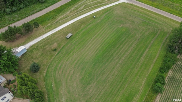 21501 N Berchtold Rd, Chillicothe, IL 61523 - aerial view of property and surrounding area with rural landscape