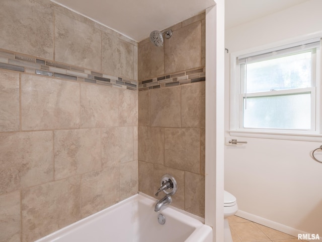 621 E Sciota Ave, Peoria Heights, IL 61616 - bathroom featuring tile patterned floors and  shower combination