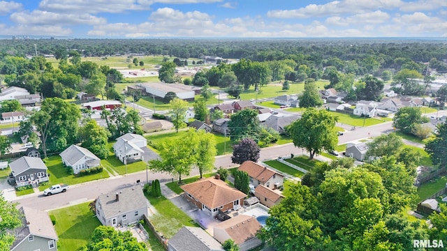 621 E Sciota Ave, Peoria Heights, IL 61616 - aerial overview of property's location featuring nearby suburban area
